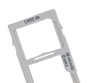 Replacement Dual Sim Card Tray Compatible For Samsung Galaxy S10 / S10 Plus / S10E (Ceramic White)