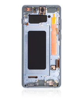 Replacement OLED Assembly With Frame Compatible For Samsung Galaxy S10 Plus (Refurbished) (Prism Blue)