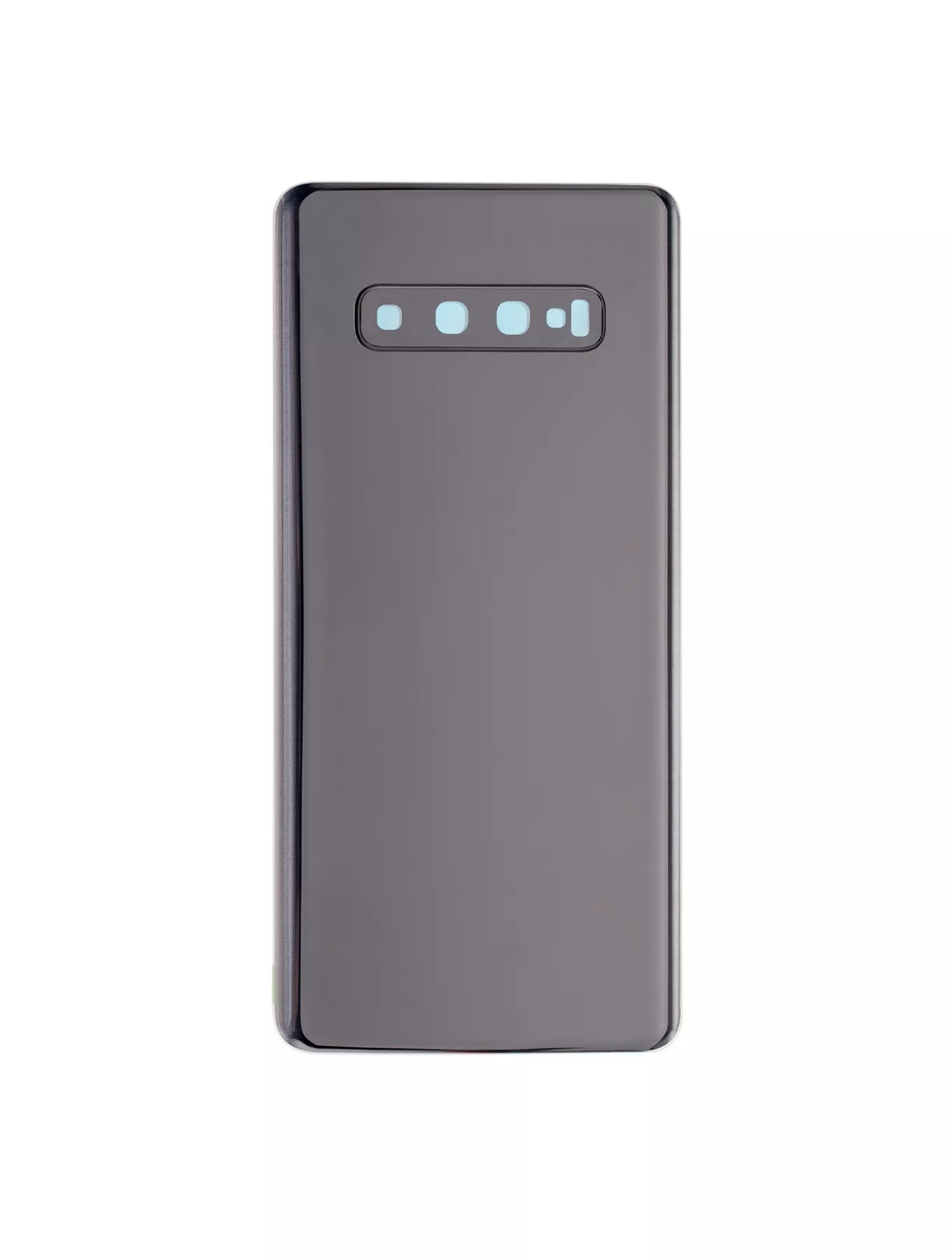 Back cover Glass With Camera Lens Replacement Compatible For Samsung Galaxy S10 Plus (Service Pack) (Prism Black)