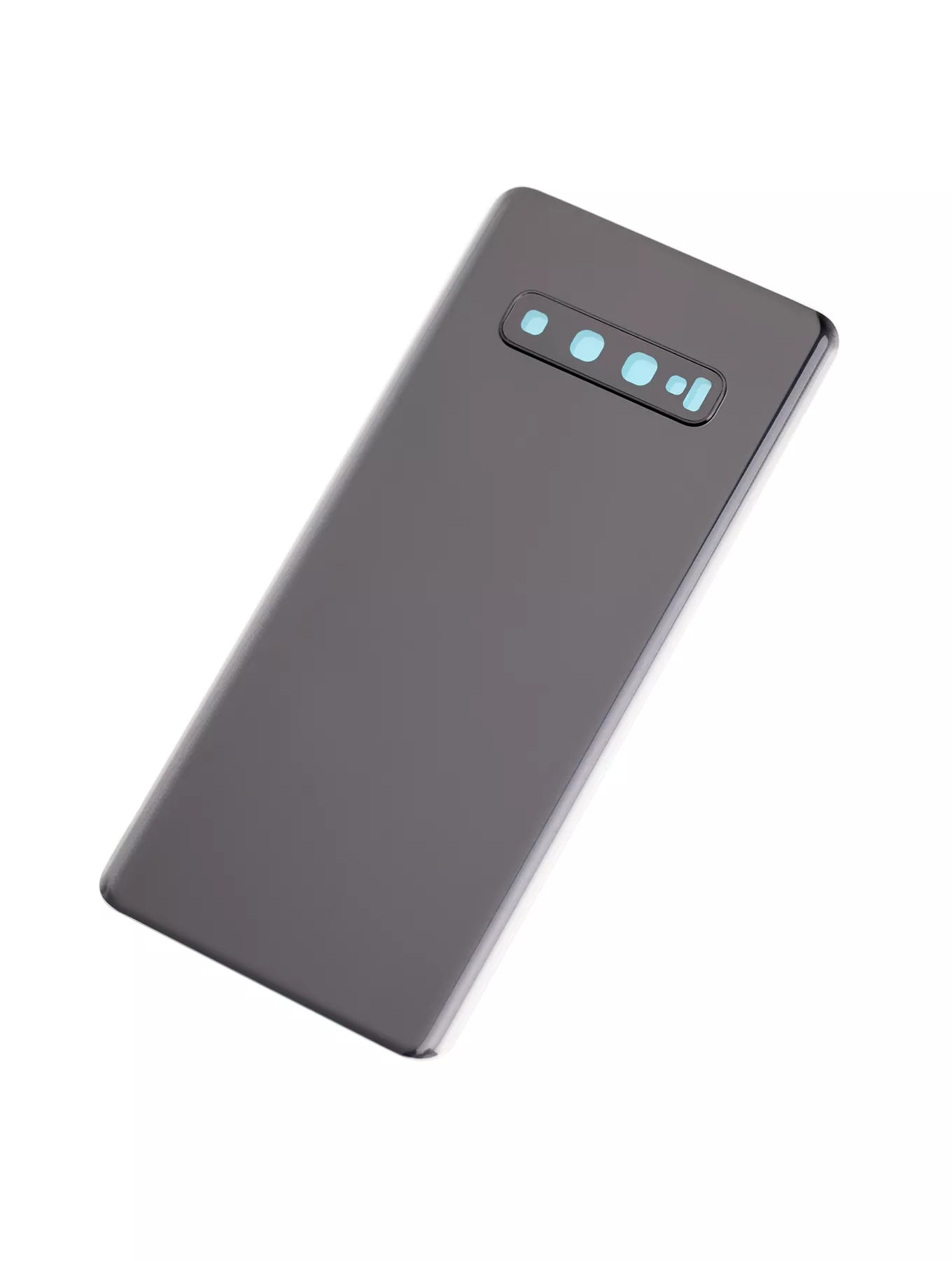 Back cover Glass With Camera Lens Replacement Compatible For Samsung Galaxy S10 Plus (Service Pack) (Prism Black)