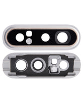 Replacement Back Camera Lens With Bracket / Bezel Compatible For Samsung Galaxy A80 (A805 / 2019) (Ghost White)