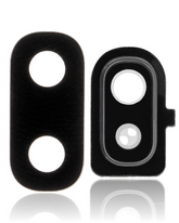 Back Camera Lens With Cover Bezel Ring Compatible For Samsung Galaxy A10E (A102 / 2019) (Black)