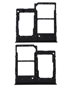 Dual Sim Card Tray Compatible For Samsung Galaxy A20E (A202 / 2019) (Black)