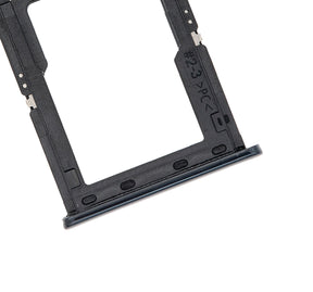 Replacement Dual Sim Card Tray Compatible For Samsung Galaxy A51 4G (A515 / 2019) (Prism Crush Black)