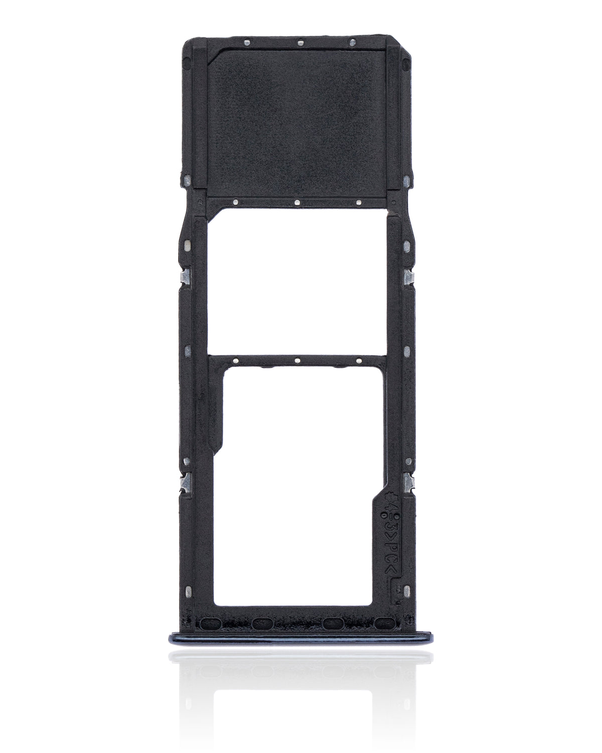 Replacement Single Sim Card Tray Compatible For Samsung Galaxy A51 4G (A515 / 2019) / A71 (A715 / 2020) (Prism Crush Black)
