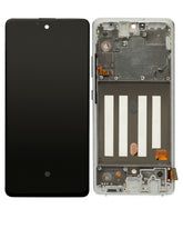 Replacement OLED Assembly With Frame Compatible For Samsung Galaxy A51 5G (A516 / 2020) (Non-Verizon 5G UW Frame) (Refurbished) (Prism Cube White)