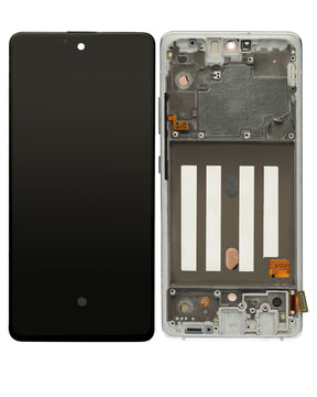 Replacement OLED Assembly With Frame Compatible For Samsung Galaxy A51 5G (A516 / 2020) (Non-Verizon 5G UW Frame) (Refurbished) (Prism Cube White)