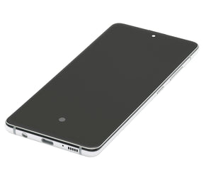 Replacement OLED Assembly With Frame Compatible For Samsung Galaxy A51 5G (A516 / 2020) (Non-Verizon 5G UW Frame) (Refurbished) (Prism Cube White)