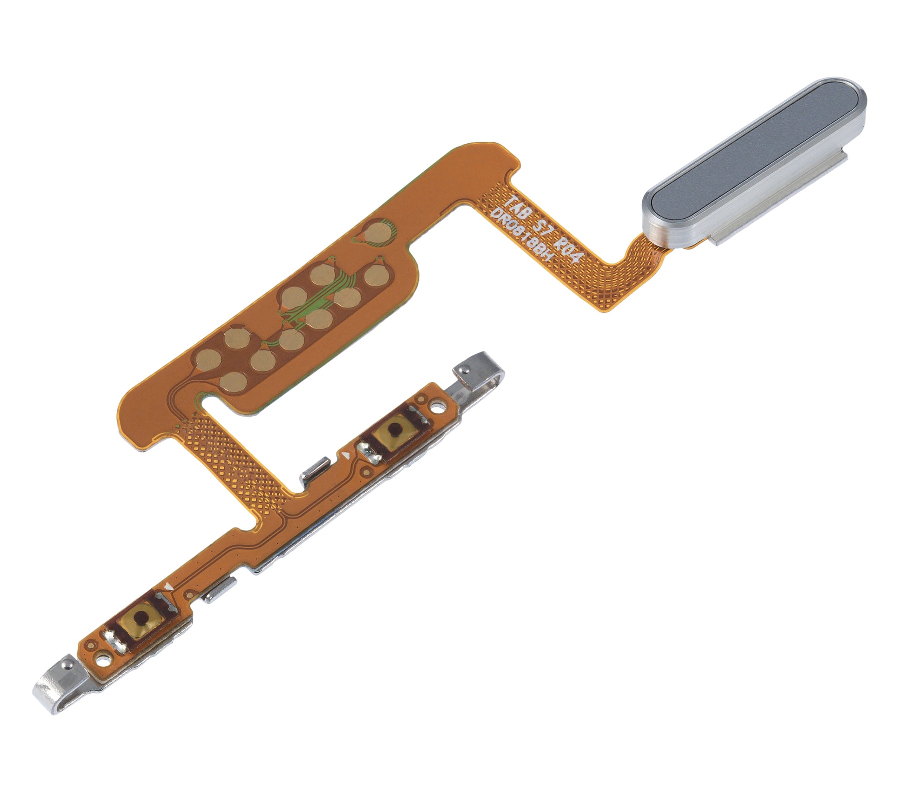Power & Fingerprint Reader With Flex Cable Compatible For Samsung Galaxy Tab S7 11" (T870 / T875 / T876) (2020) (Mystic Silver)