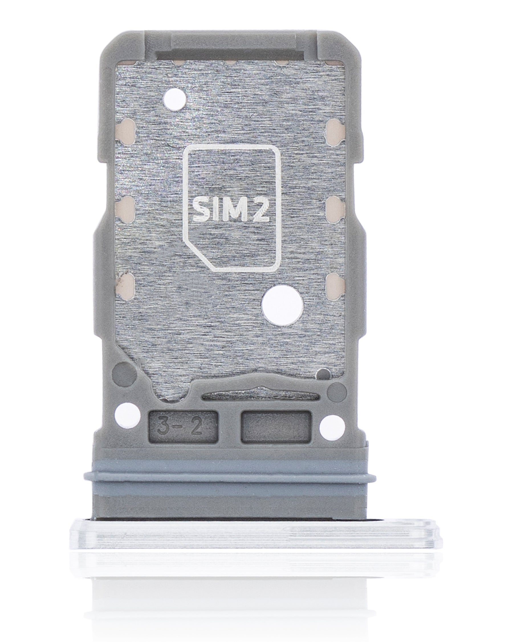 Replacement Dual Sim Card Tray Compatible For Samsung Galaxy S21 5G (Phantom White)