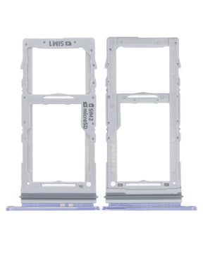 Dual Sim Card Tray Replacement  Compatible For Samsung Galaxy S20 / S20 Plus / S20 Ultra 5G (Purple)