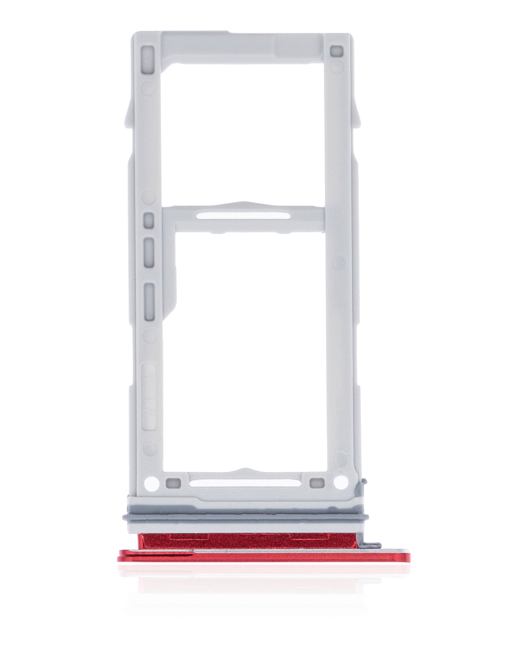 Replacement Dual Sim Card Tray Compatible For Samsung Galaxy S10 / S10 Plus (Cardinal Red)