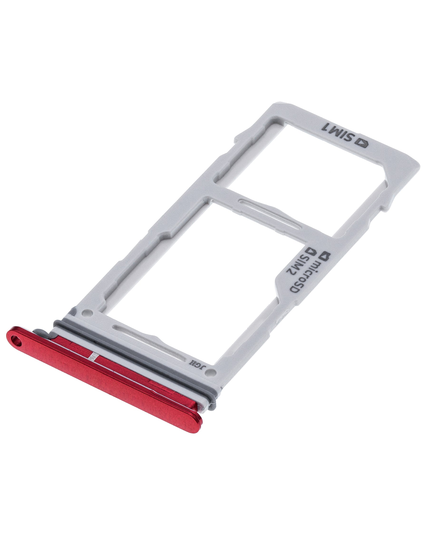 Replacement Dual Sim Card Tray Compatible For Samsung Galaxy S10 / S10 Plus (Cardinal Red)