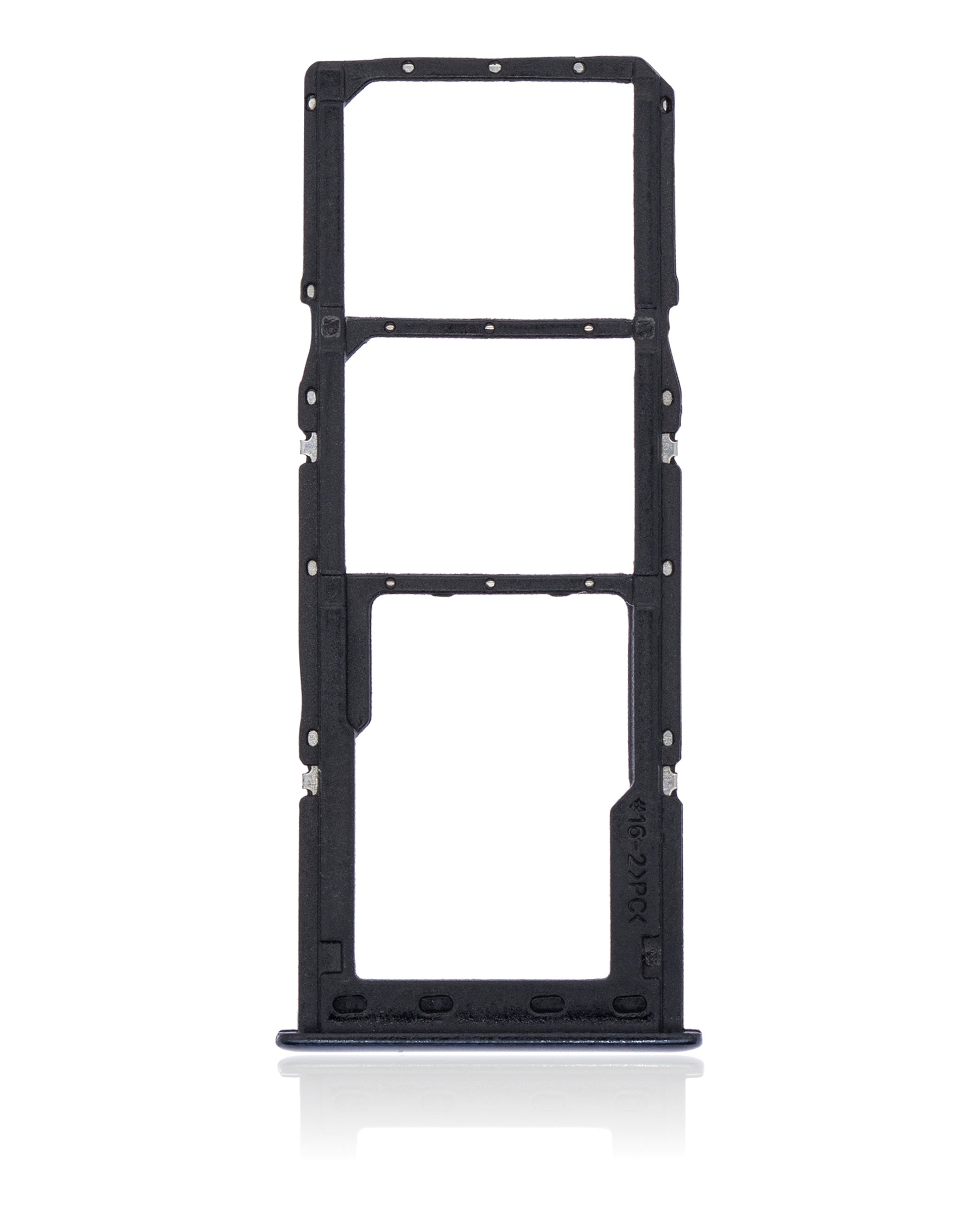 Dual Sim Card Tray Compatible For Samsung Galaxy A30S (A307 / 2019) (Black)