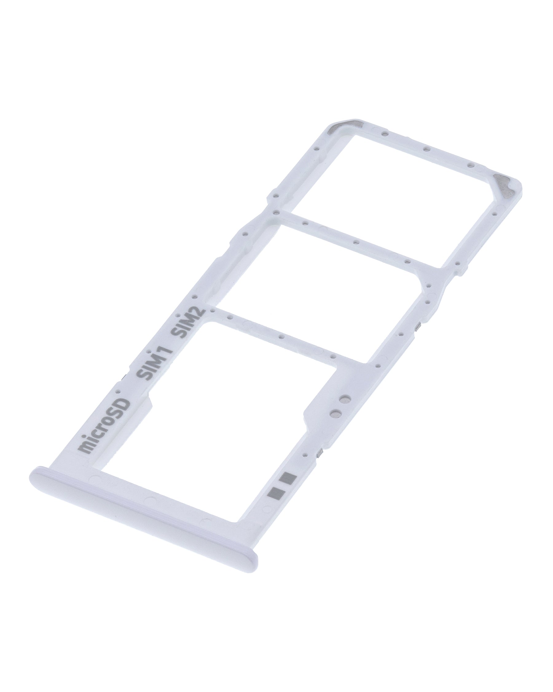 Dual Sim Card Tray Compatible For Samsung Galaxy A30S (A307 / 2019) (White)
