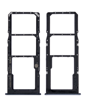 Dual Sim Card Tray Compatible For Samsung Galaxy A50S (A507 / 2019) (Prism Crush Black)