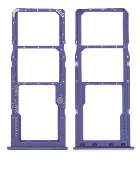 Dual Sim Card Tray Compatible For Samsung Galaxy A50S (A507 / 2019) (Prism Crush Violet)