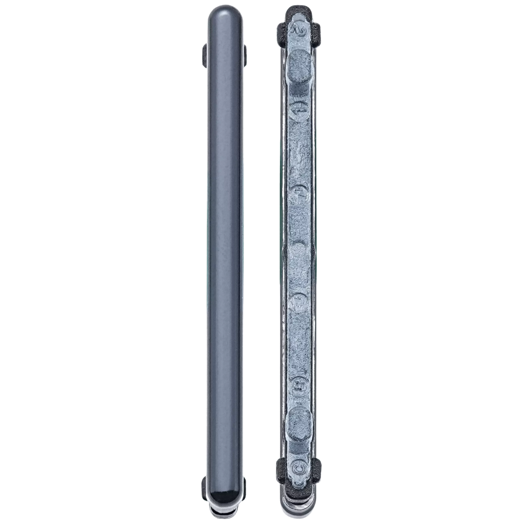 Hard Buttons (Volume) Compatible For Samsung Galaxy Z Flip 4G (F700) / Z Flip 5G (F707) (Mirror Black)