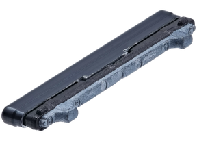 Hard Buttons (Volume) Compatible For Samsung Galaxy Z Flip 4G (F700) / Z Flip 5G (F707) (Mirror Black)