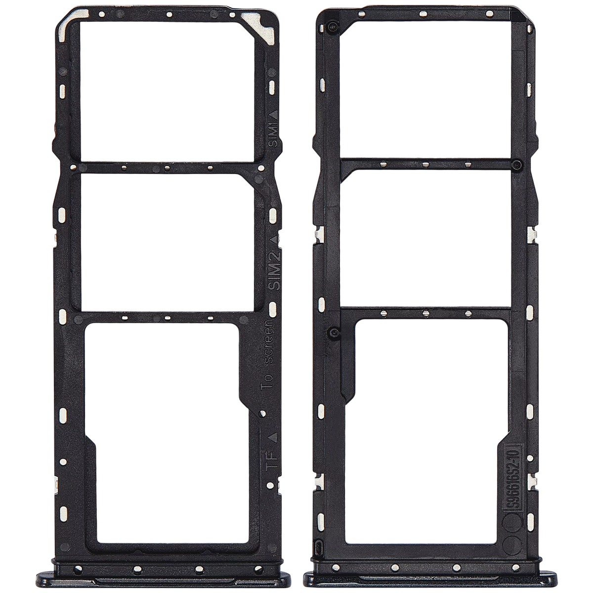 Dual Sim Card Tray Compatible For Samsung Galaxy A04 (A045 / 2022) (Black)