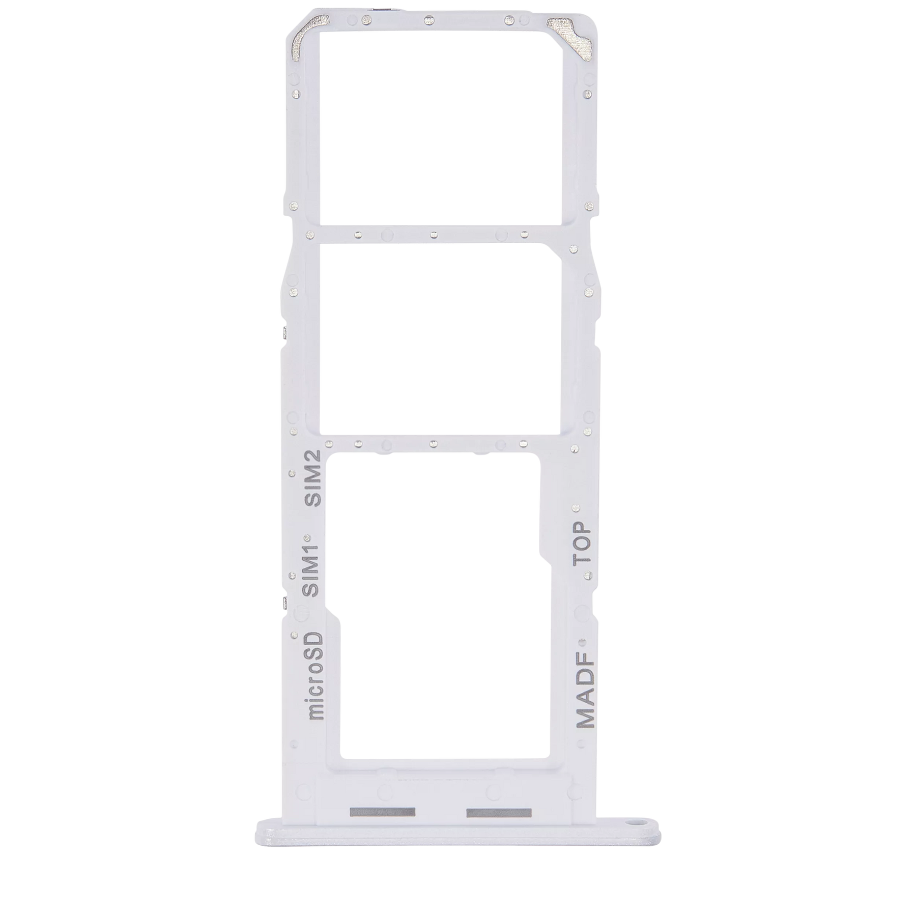 Dual Sim Card Tray Compatible For Samsung Galaxy M14 (M146 / 2023) (Silver)