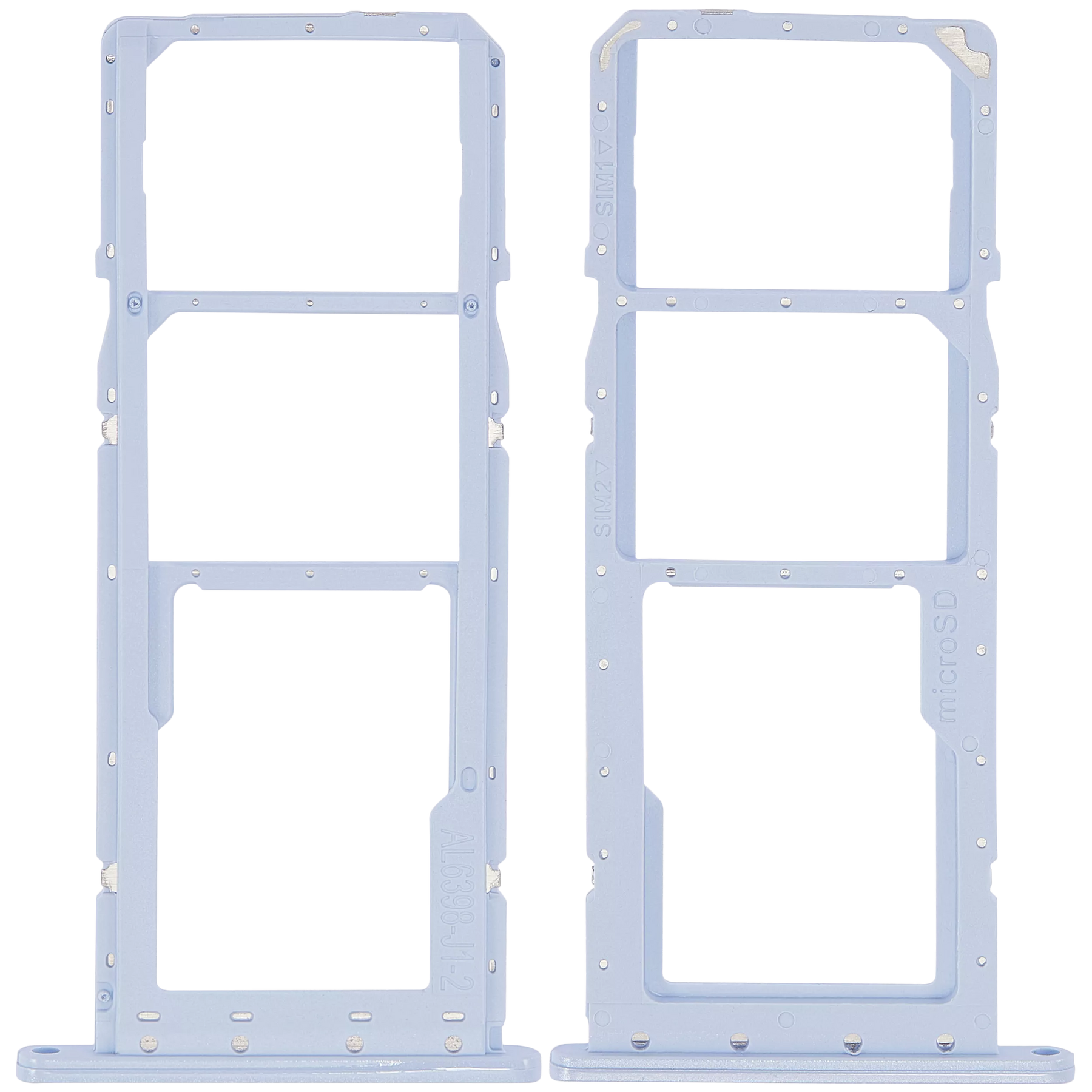 Dual Sim Card Tray Compatible For Samsung Galaxy A04E (A042 / 2022) (Light Blue)