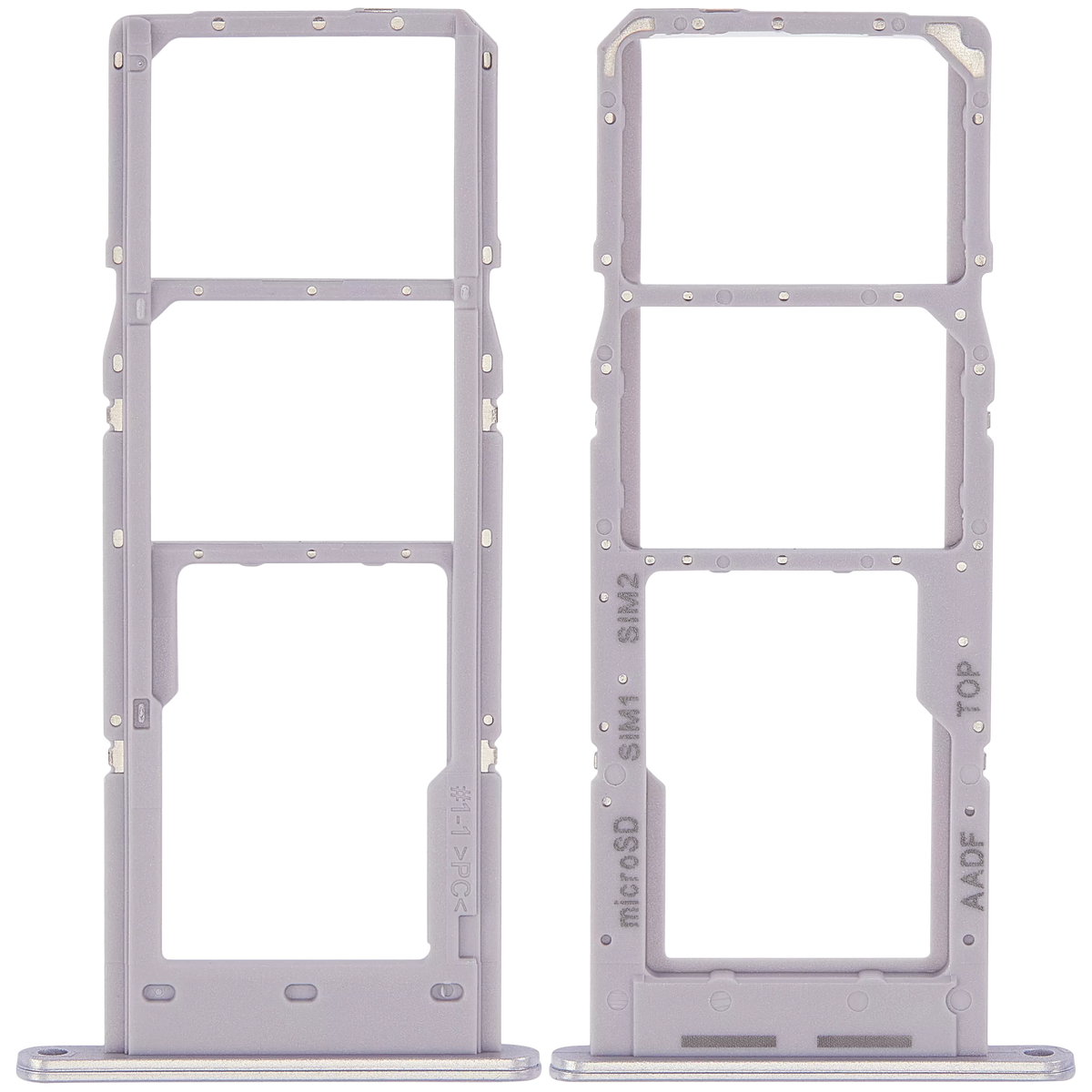 Dual Sim Card Tray Compatible For Samsung Galaxy A14 5G (A146F / 2023) (Silver)