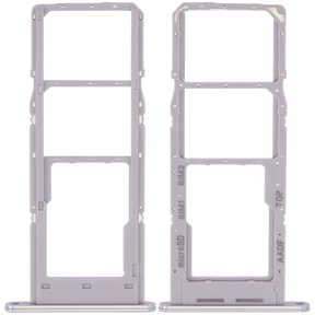 Dual Sim Card Tray Compatible For Samsung Galaxy A14 5G (A146F / 2023) (Silver)