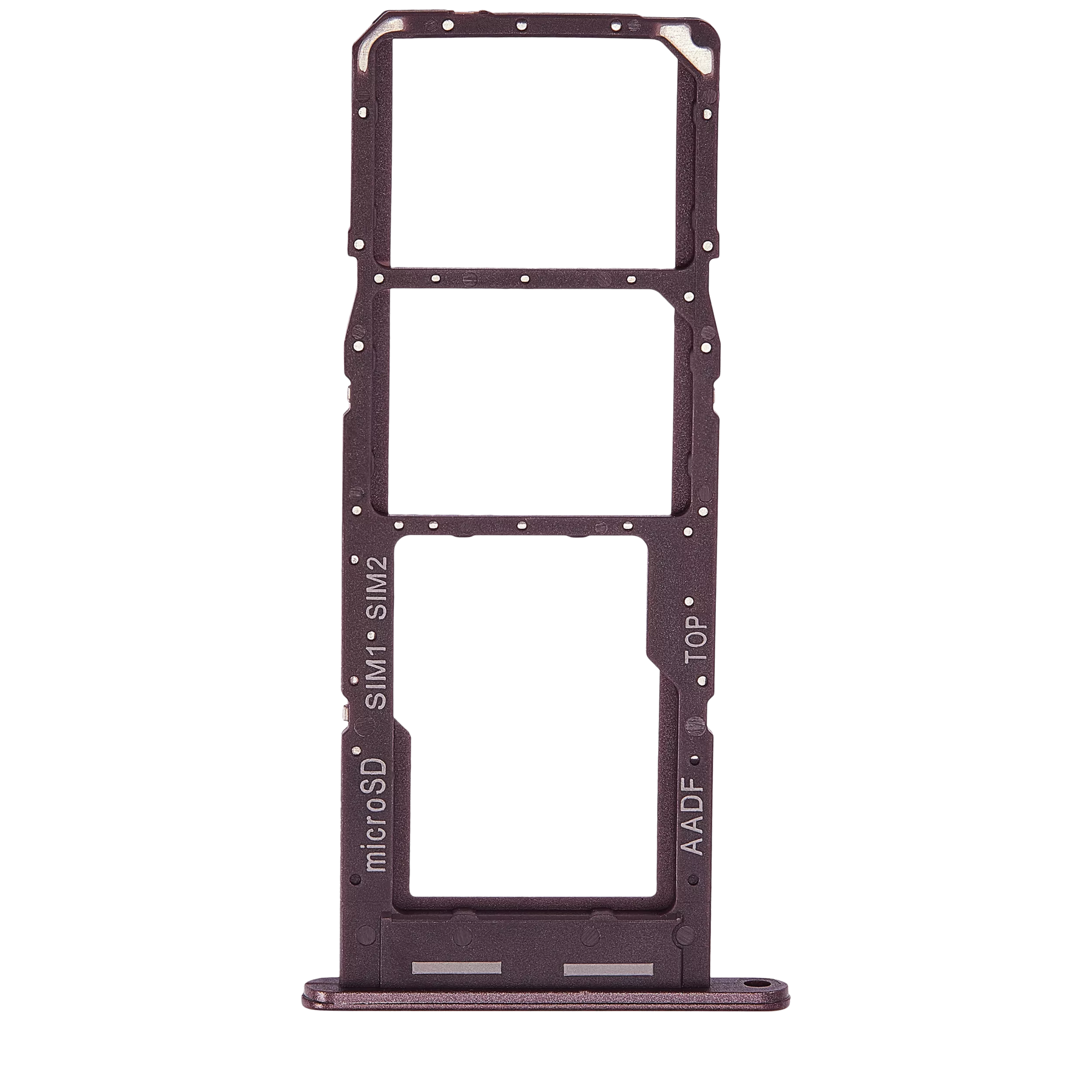 Dual Sim Card Tray Compatible For Samsung Galaxy A14 5G (A146F / 2023) (Dark Red)