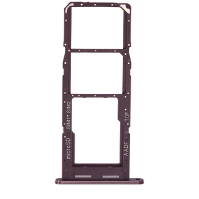 Dual Sim Card Tray Compatible For Samsung Galaxy A14 5G (A146F / 2023) (Dark Red)