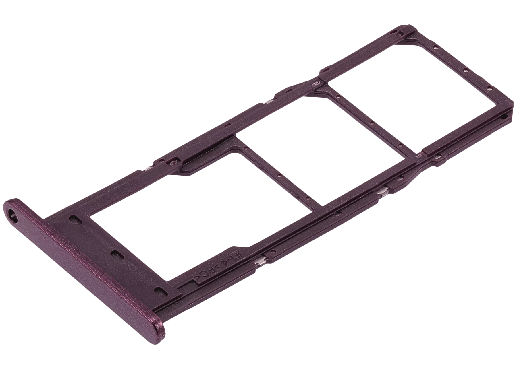 Dual Sim Card Tray Compatible For Samsung Galaxy A14 5G (A146F / 2023) (Dark Red)