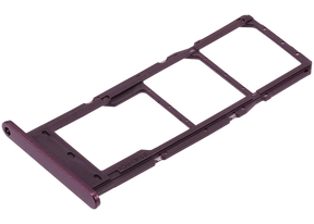 Dual Sim Card Tray Compatible For Samsung Galaxy A14 5G (A146F / 2023) (Dark Red)
