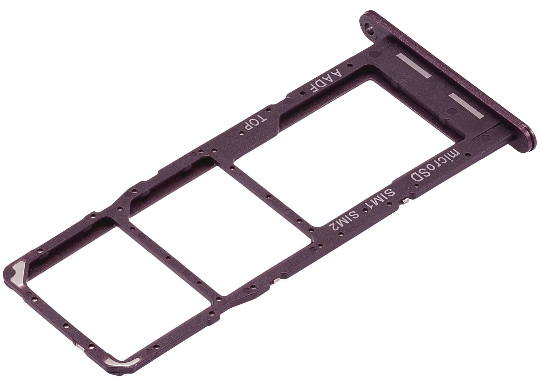 Dual Sim Card Tray Compatible For Samsung Galaxy A14 5G (A146F / 2023) (Dark Red)