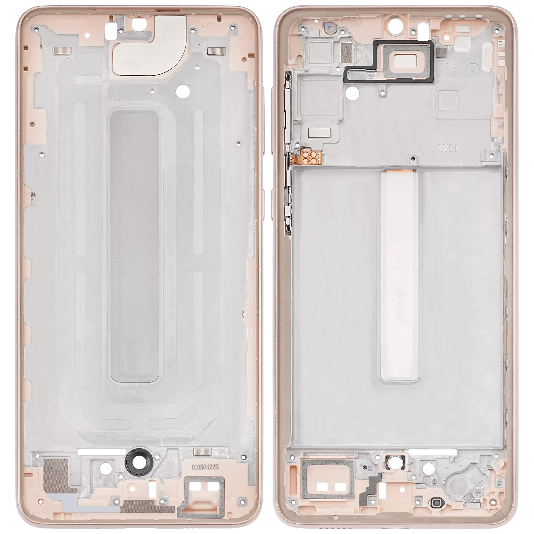 Mid-Frame Housing Compatible For Samsung Galaxy A33 5G (A336 / 2022) (Peach)