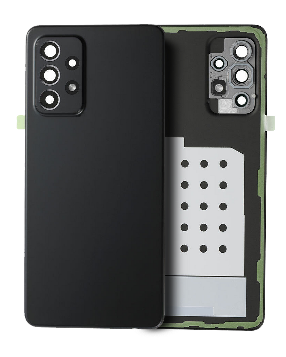 Replacement Back Cover Glass With Camera Lens Compatible Samsung Galaxy A52 5G (A526 / 2021) (Service Pack) (Awesome Black)