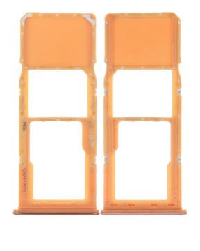 Single Sim Card Tray Compatible For Samsung Galaxy A70 Replacement (A705 / 2019) (Coral)