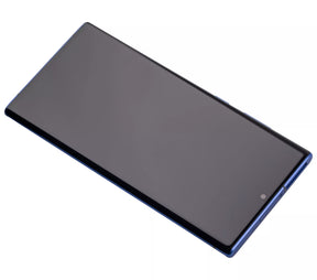 Replacement OLED Assembly With Frame Compatible For Samsung Galaxy Note 10 Plus / 5G (Service Pack) (Aura Blue)