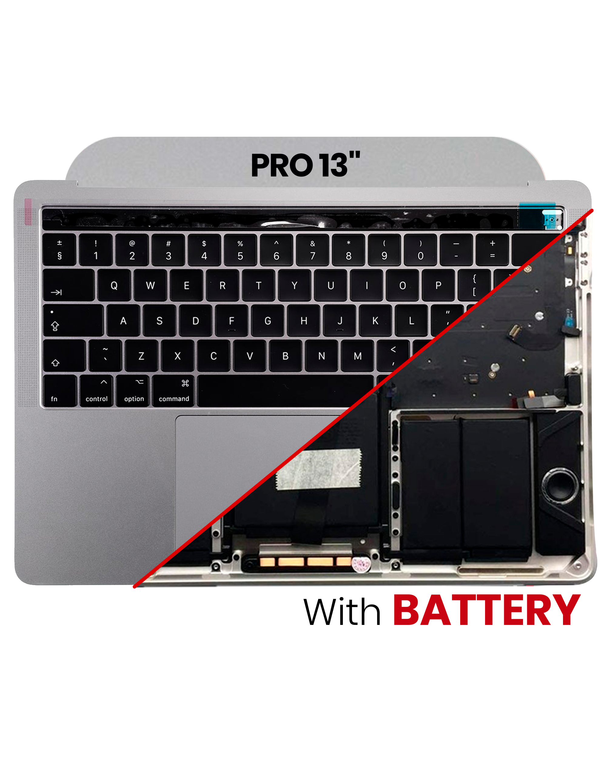 Top Case Assembly With Battery And Keyboard Compatible For MacBook Pro
