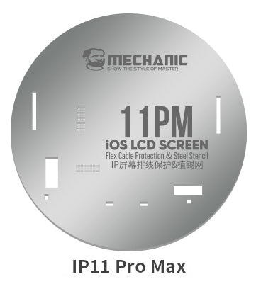 Screen Cable IC Protection Stencil Compatible For iPhone 11 To 13 Pro Max (Mechanic)