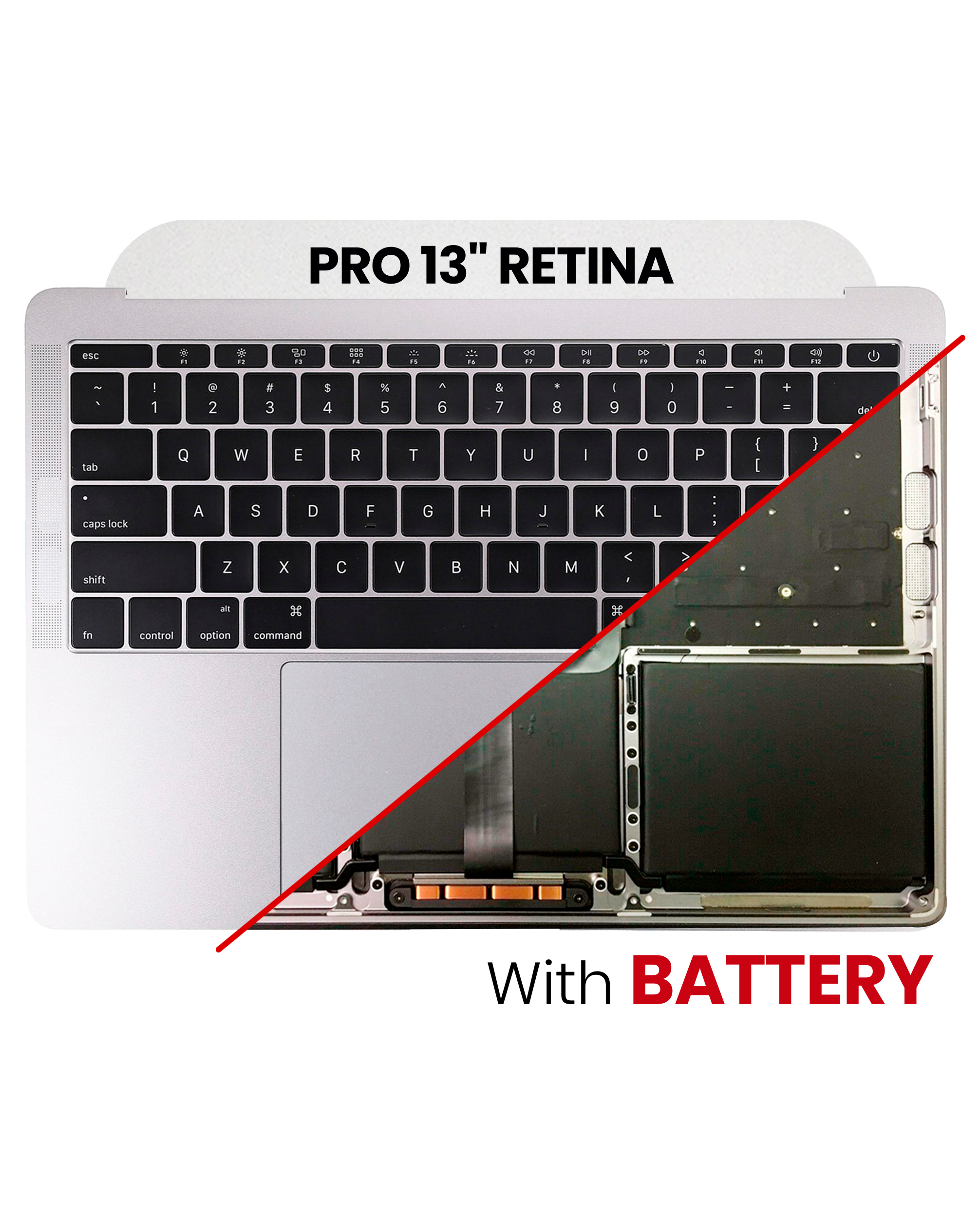 Top Case Assembly With Battery And Keyboard Compatible For MacBook Pro
