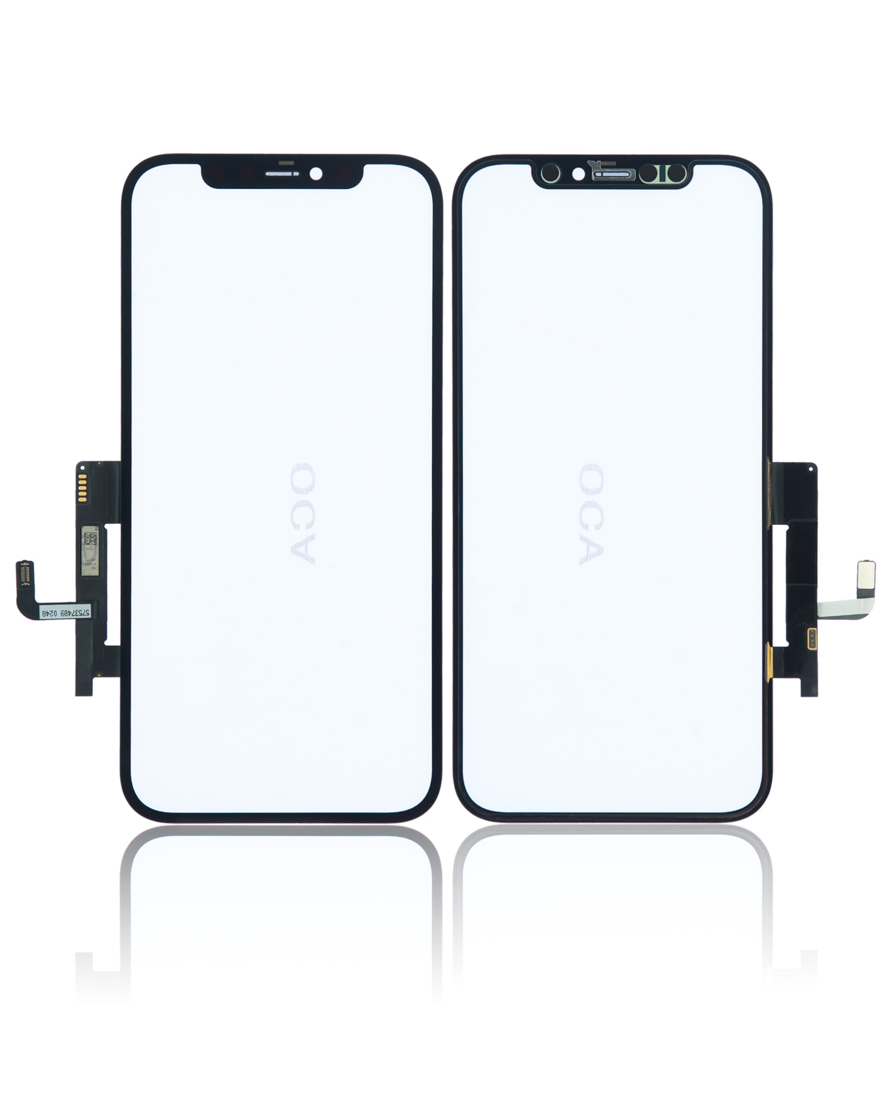 4 in 1 Short Flex (Digitizer Touch With Glass + OCA + Frame Pre-installed) Compatible For iPhone 12 / 12 Pro (OCA Master)