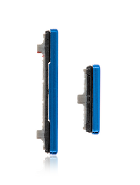 Hard Buttons (Power / Volume) Compatible For Samsung Galaxy S20 / S20 Plus Replacement (Cloud Blue)