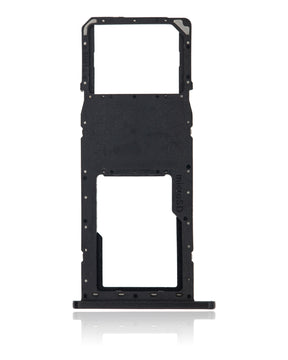 Single Sim Card Tray Compatible For Samsung Galaxy A01 (A015 / 2020) (Black)