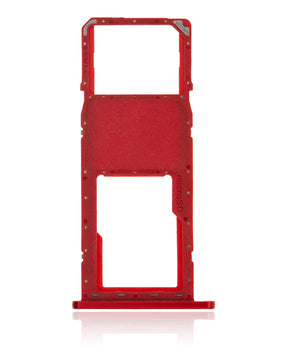 Single Sim Card Tray Compatible For Samsung Galaxy A01 (A015 / 2020) (Red)