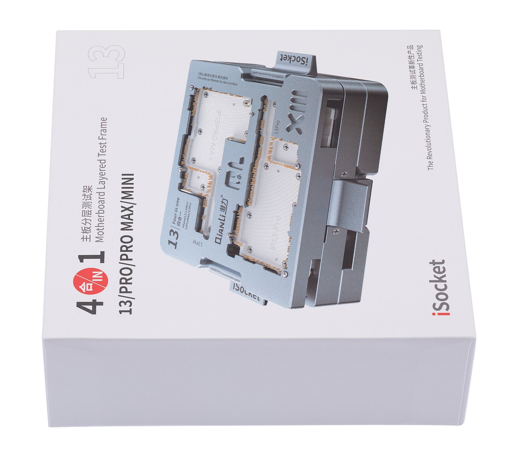 iSocket Motherboard Platform Tester Compatible For iPhone 13 / 13 Pro / 13 Pro Max / 13 Mini (4 in 1) (Qianli)