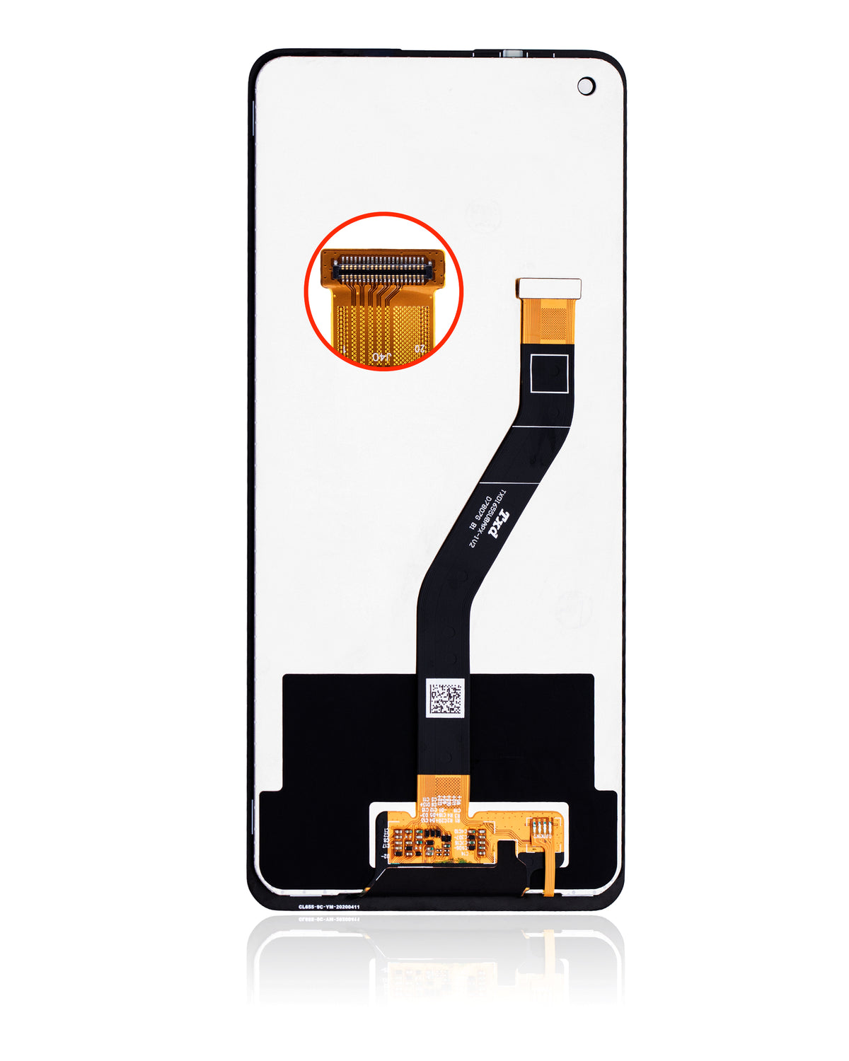 LCD Assembly Without Frame Compatible For Samsung Galaxy A21 (A215 / 2020) (Vemake)
