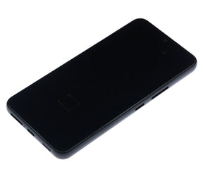 OLED Assembly With Frame Compatible For Samsung Galaxy S22 5G Replacement (US & International Version) (Refurbished) (Phantom Black)