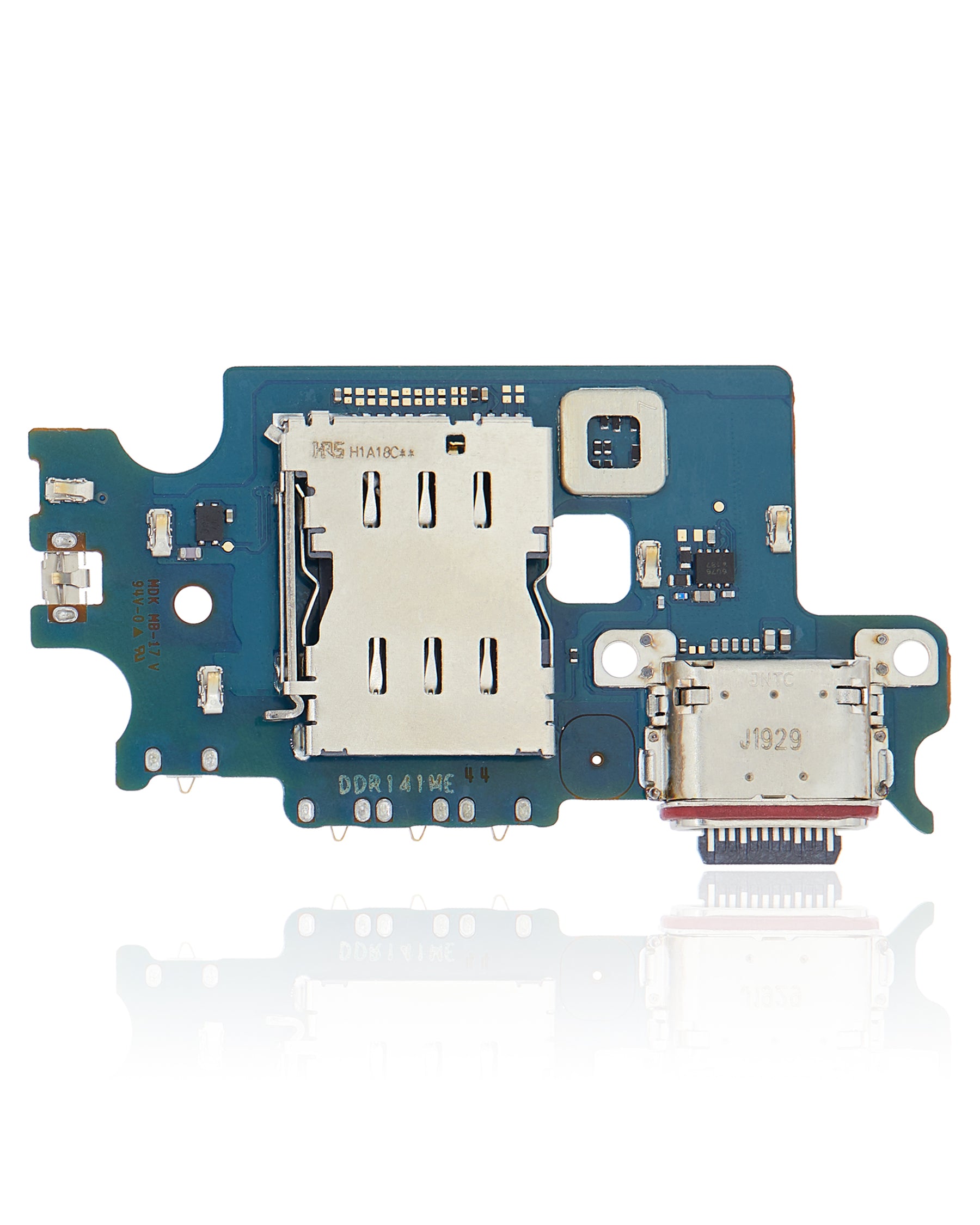 Charging Port Board With Sim Card Reader Compatible For Samsung Galaxy S22 Plus 5G (S906U) (US Version) (Premium)