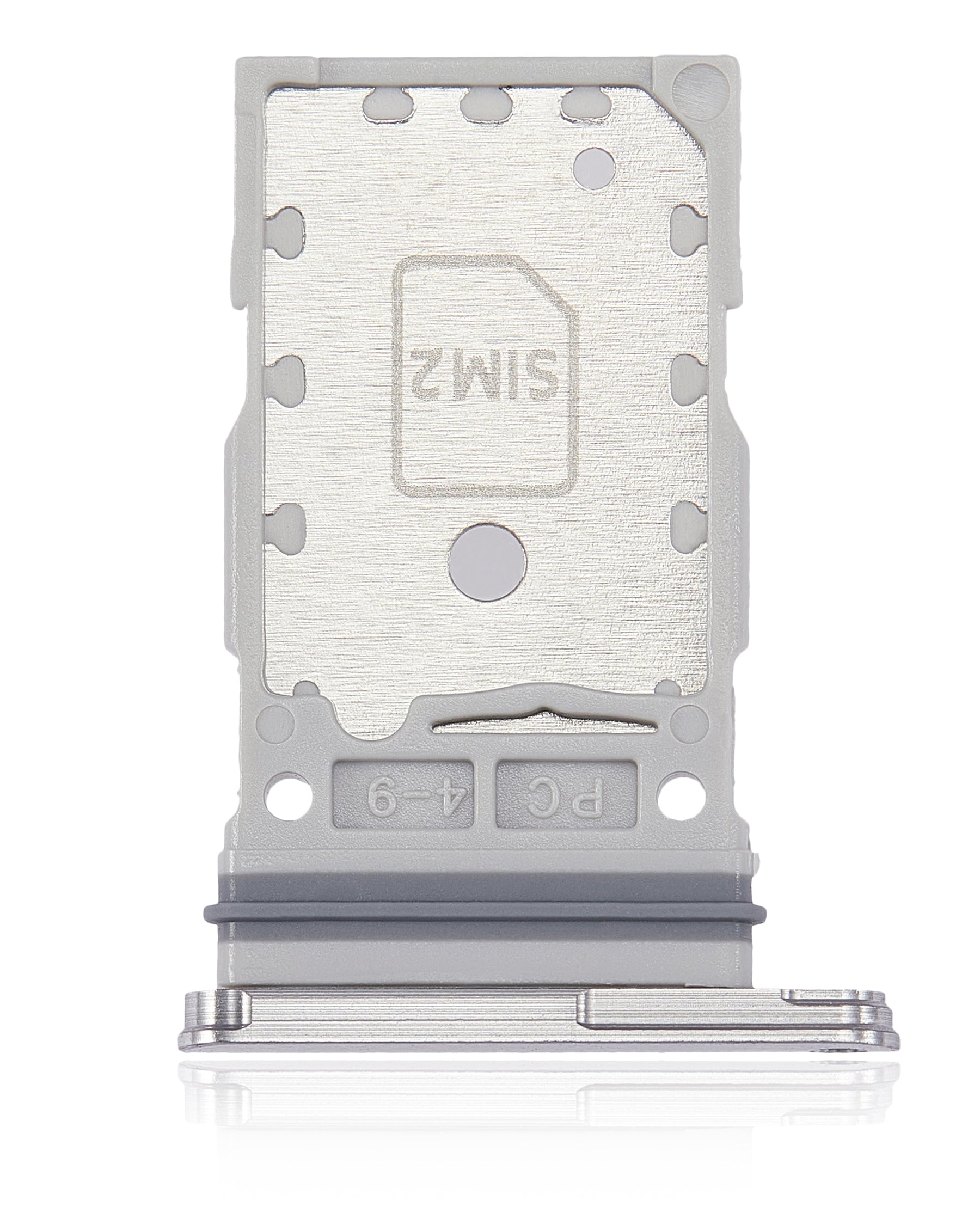 Dual Sim Card Tray  Replacement Compatible For Samsung Galaxy S22 / S22 Plus (White)