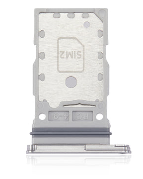 Dual Sim Card Tray Compatible For Samsung Galaxy S22 / S22 Plus Replacement  (White)